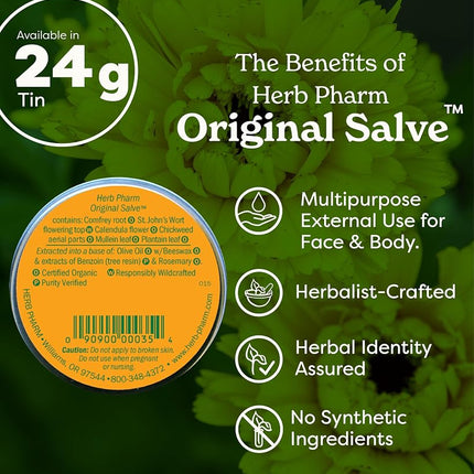 Herb Pharm Original Salve with Comfrey and St. John's Wort - 24 Grams