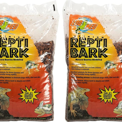 Zoo Med Reptile Bark Fir Bedding, 8 litres | Lot de 2
