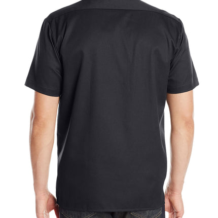 Camisa de trabajo de manga corta Dickies, Negra, 4X