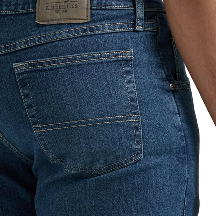 Wrangler Authentics Men's Authentics Big & Tall Classic Relaxed Fit Jean, Military Blue Flex, 36W / 30L