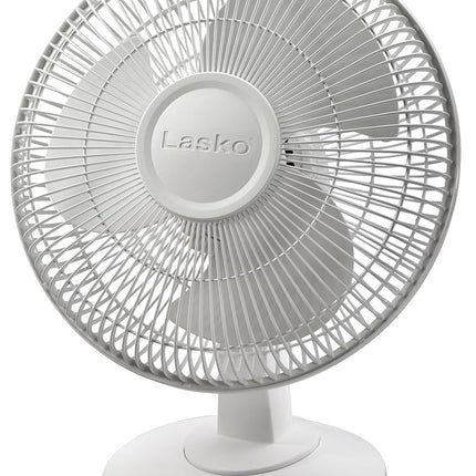 Ventilador de mesa Lasko de 3 velocidades y 12"-Blanco, 1, 2012