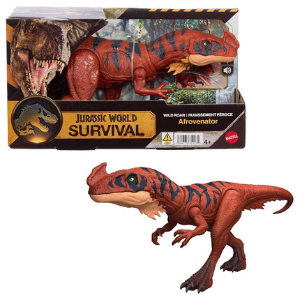Mattel Jurassic World Wild Roar Afrovenator Dinosa