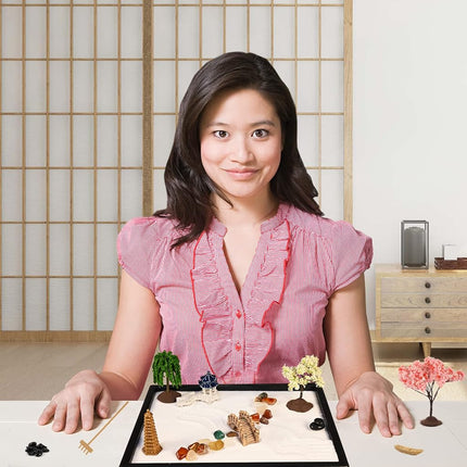 Yoquare 10" x 7" Mini Zen Garden Kit