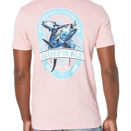 Columbia Men's PFG Graphic T-Shirt, Cupid/Flint, Medium