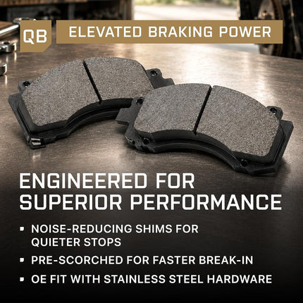 QUALITY-BUILT Premium Front Brake Pads for 15-18 Chevrolet, BP1094 Ceramic