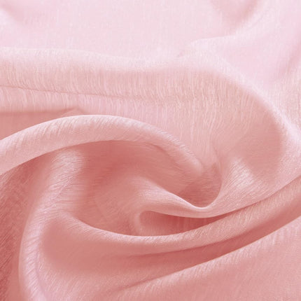 KOUFALL Blush Curtains 2 Panels,Dusty Pink Sheer Grommet Pastel Curtains for Teen Girls Bedroom Toddler,96 Inches Long 2 Panels Set