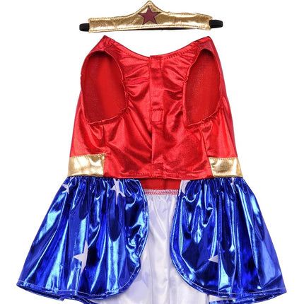 Rubies unisex adult 580286 Official s DC Comic Wonder Woman Pet Dog Costume Super Hero Gift Big Dog Size XXL, Multicolor, XXL UK Halloween Halloween