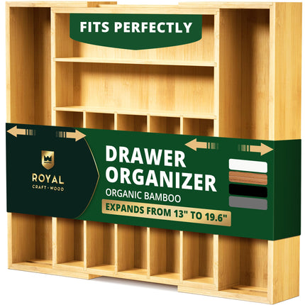 Luxury Cutlery Drawer Organizer - Utensil Holder &