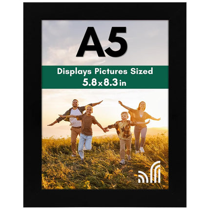 Americanflat A5 Picture Frames in Black - Engineer