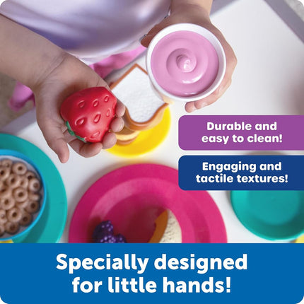 Learning Resources New Sprouts Breakfast Basket, Pretend Play Toy for Toddlers, Preschool Learning Toys, Kitchen Play Toys for Kids