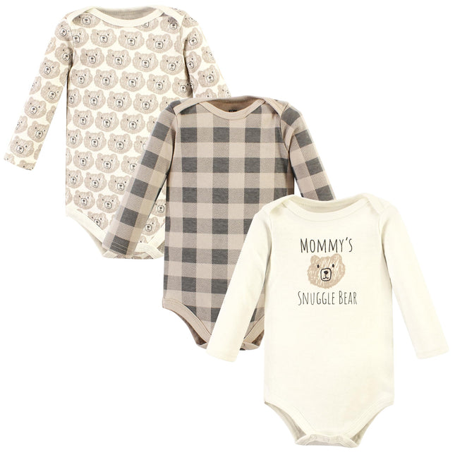 Hudson Baby Unisex Baby Cotton Long-Sleeve Bodysui