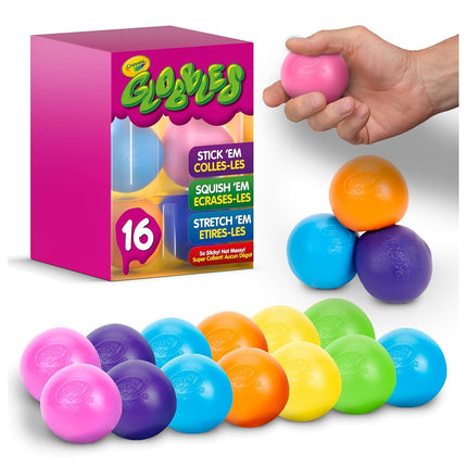 Crayola Globbles 16 Count, Squish & Fidget Toys, K