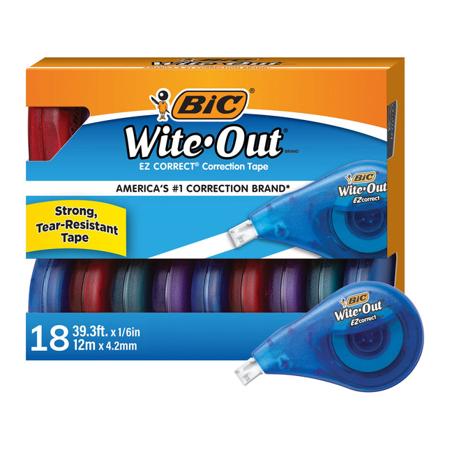 BIC Wite-Out Brand EZ Correct Correction Tape, App