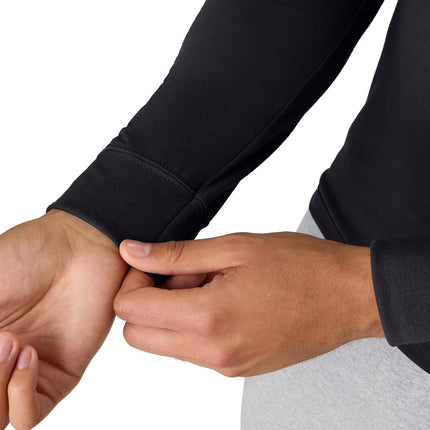 Hanes Men's Originals Long Sleeve T-Shirt, Lightweight Tri-Blend Jersey Tee for Men, Available in Tall, Black, Large