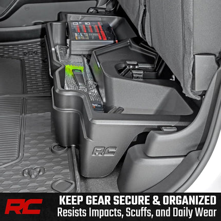 Rangement sous les sièges Rough Country pour Ram 1500 2019-2022 | Cabine multiplace - RC09421A