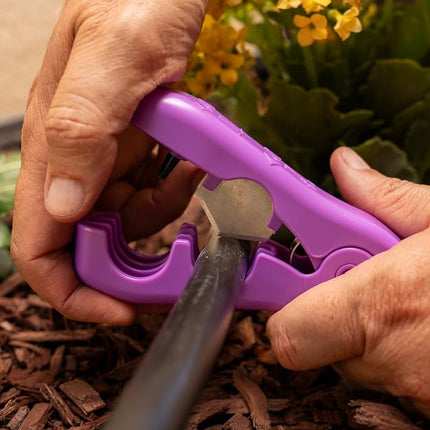Rain Bird HPTCX Drip Irrigation 2-in-1 Combination Tubing Cutter/Hole Punch Tool, Purple