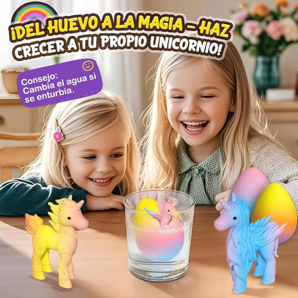 Unicorn Hatching Rainbow Eggs for Kids 6 Pack Toddler Toys for Boys & Girls
