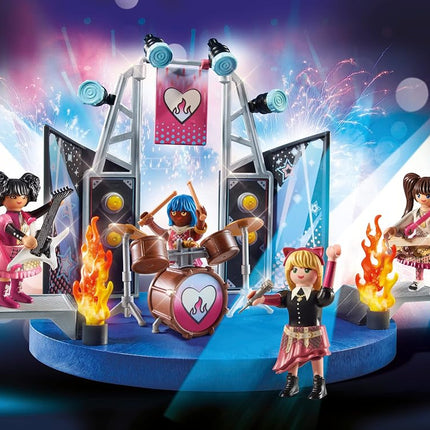 Playmobil 71042 Music Band Promo Pack, music, band practice, Figure set, Fun Imaginative Role-Play, PlaySets Suitable for Children Ages 4+