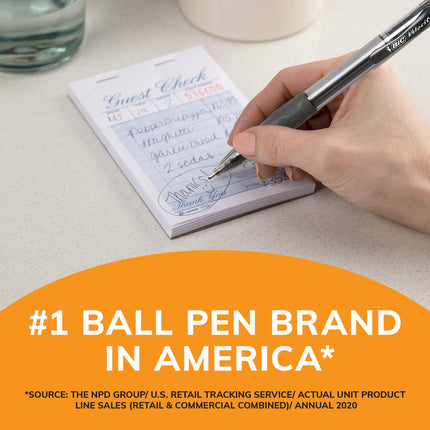 BIC Velocity Bold Retractable Ballpoint Pen, Bold Point (1.6mm), Black, 36-Count