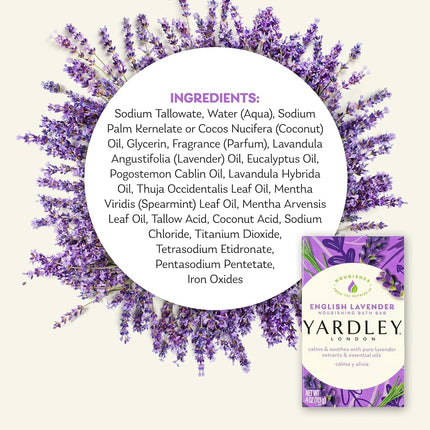 YARDLEY English Lavender Boxed Soap, 120 g