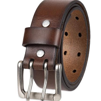 Levi's Men's 38Mm Bridle Double Prong Buckle Belt,