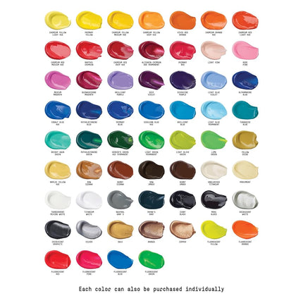 Liquitex BASICS 60 Tube Acrylic Paint Set, 22ml (0.74oz) – Amazon Exclusive