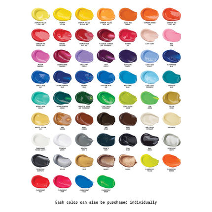 Liquitex BASICS 60 Tube Acrylic Paint Set, 22ml (0.74oz) – Amazon Exclusive