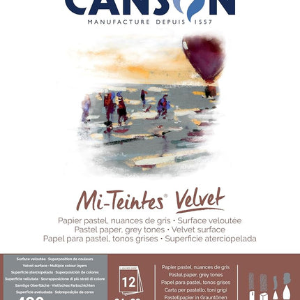 CANSON Mi-Teintes Velvet Pastel 430gsm 24 x 32cm P