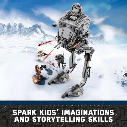 LEGO® Star Wars™ Hoth™ at-ST™ 75322 Building Kit; Construction Toy for Kids Aged 9 and Up, with a Buildable Battle of Hoth at-ST Walker and 4 Star Wars: The Empire Strikes Back Characters