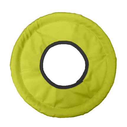 Nerf Dog Trackshot Toss and Tug Ring Dog Toy, Lightweight, Durable and Water Resistant, 9 Inches, For Medium/Large Breeds, Single Unit, Green/Black