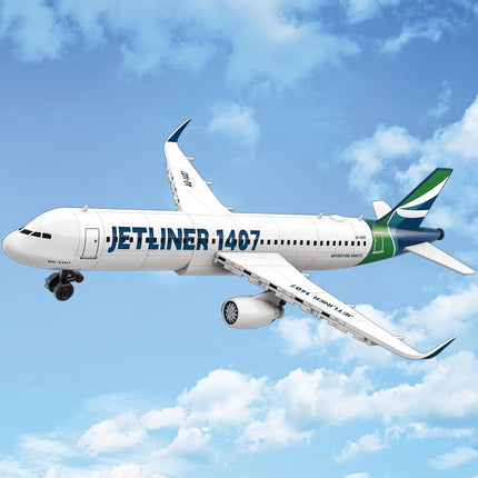 Commercial Jetliner Building Block Set - 133 Pcs - Air Force Toy Plane