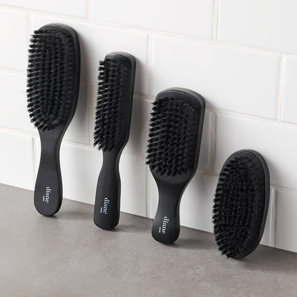 Brosse Club Diane 100 % poils de sanglier pour les ondulations et le lissage - Démêlant pour cheveux fins à moyens pour hommes et femmes, redonne de la brillance, douce pour le cuir chevelu