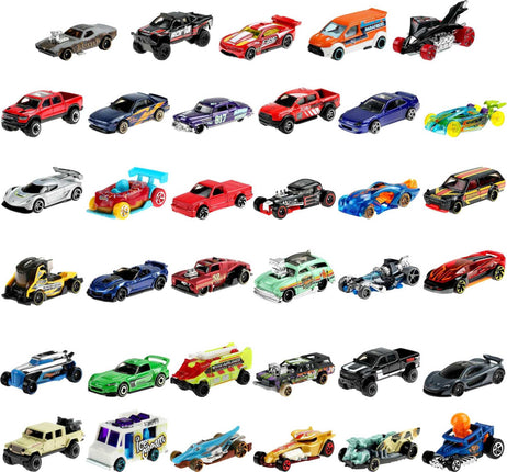 Hot Wheels 36 Car Pack, Multi-Pack of 1:64 Scale M