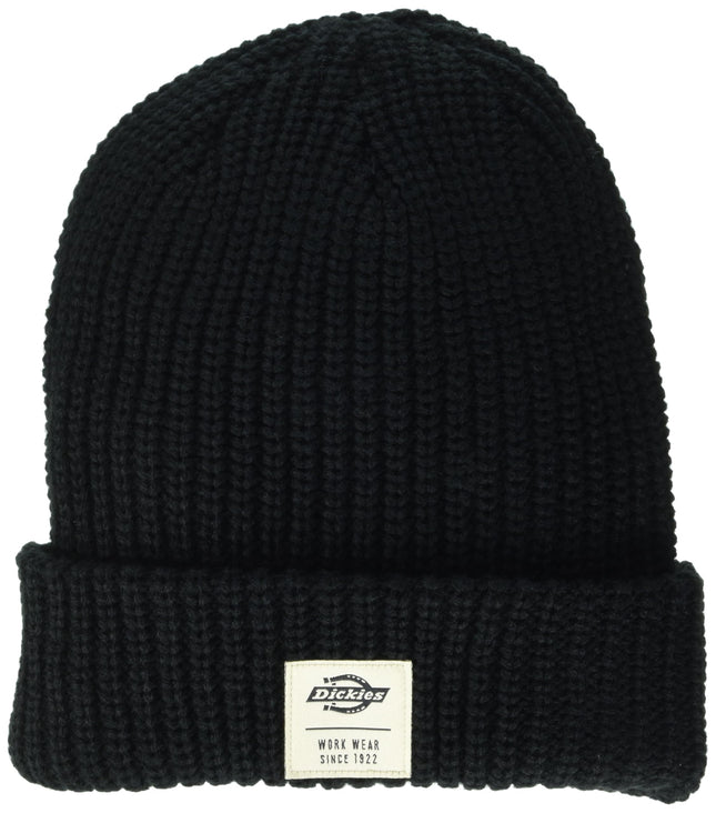 Dickies Mens Cuffed Fisherman Beanie, Black, One S