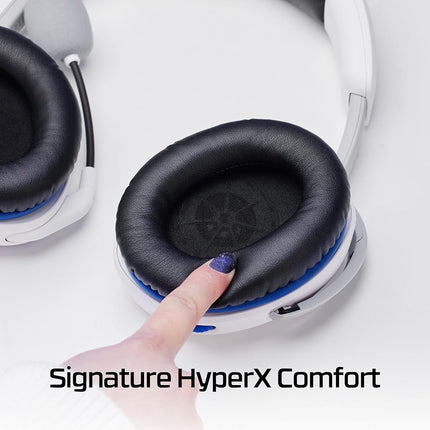 HyperX Cloud Stinger 2 – Casque gaming pour PlayStation | Confort signature | Serre-tête réglable | Filaire | Blanc