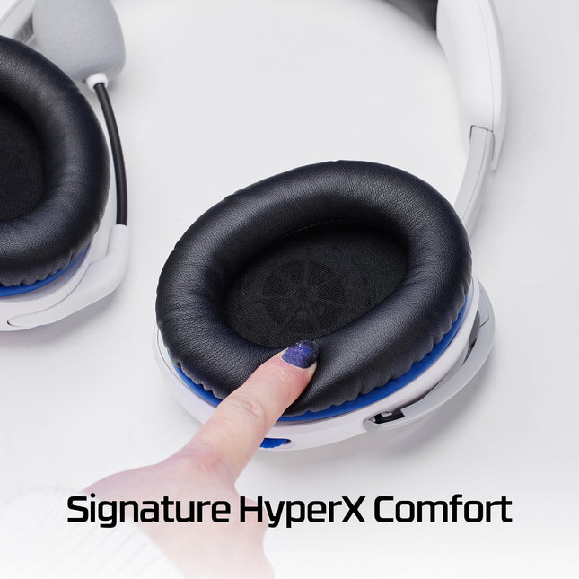 HyperX Cloud Stinger 2 � Gaming Headset for PlayStation | Signature Comfort | Adjustable Headband | Wired | White
