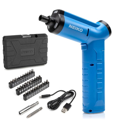NEIKO 10580A Electric Screwdriver, 34pc Rechargeab