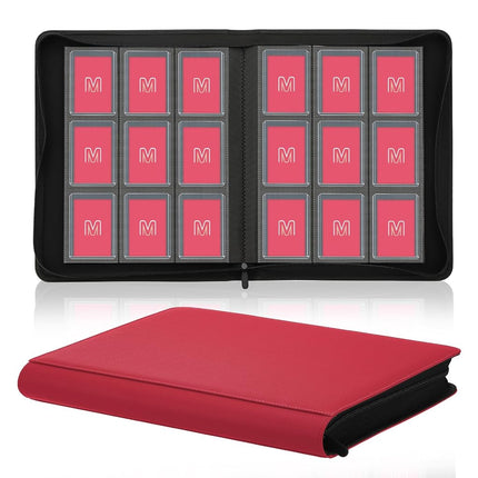 Toploader Binder,Trading Card Binder Storage Hold 
