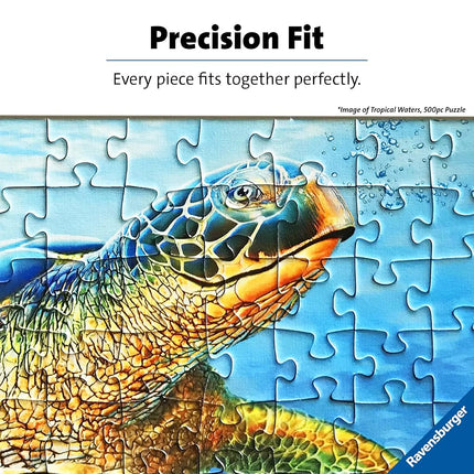 Ravensburger Color Your World Series: Happy Beads 500 Piece Jigsaw Puzzle for Adults - 80695 - Handcrafted Tooling, Made in Germany, Every Piece Fits Together Perfectly