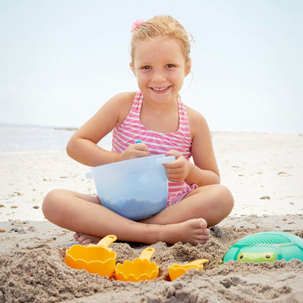 Melissa & Doug Sunny Patch Seaside Sidekicks - Set de repostería para la arena (juego de imitación, juguetes de playa para niños, 7 piezas)