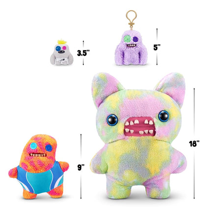 Fuggler ZURU Vacay Vibes Funny Ugly Monster Plush Collectable Toy (Sir Splodge A Lot - Multi)