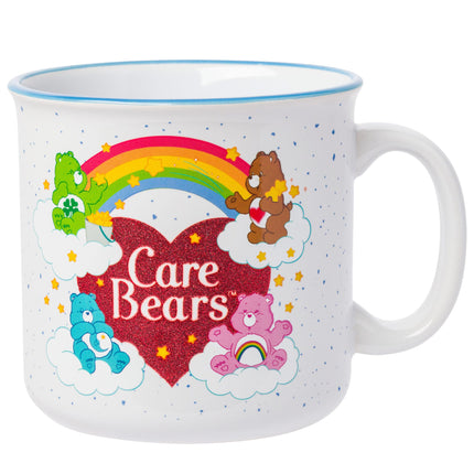 Silver Buffalo Care Bears Rainbow Heart Logo 20oz 