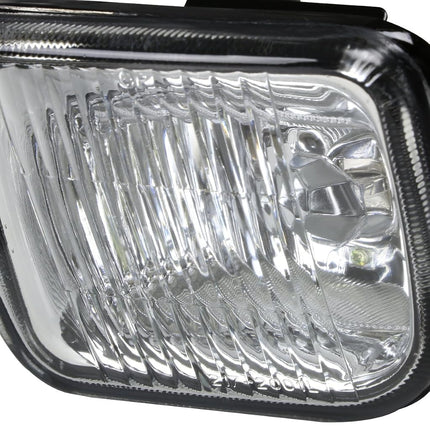 DNA MOTORING FL-HC96-CH Front Bumper Fog Light Driver & Passenger Side Enhance visibility [Compatible with 96-98 Honda Civic]
