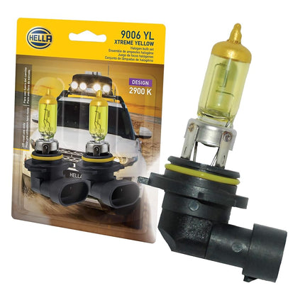 HELLA 9006 YL Twin Blister Xtreme Yellow Bulb (12V