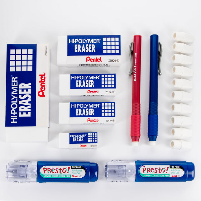 Pentel Correction Collection Box Set, Variety Eras