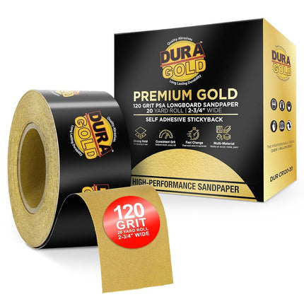 Dura-Gold Premium Gold 120 Grit PSA Longboard Sand