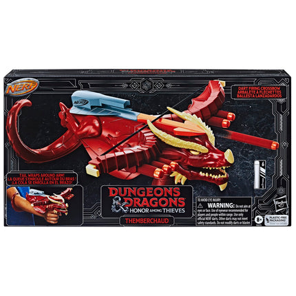 Nerf Dungeons & Dragons Themberchaud Dart Crossbow, 6 Elite Darts, D&D Outdoor Games, Blaster Toys, Ages 8 & Up