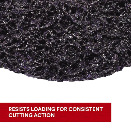 Scotch-Brite Clean and Strip XT Pro Disc - Rust and Paint Stripping Disc - 4.5” diam. x 5/8-11 Quick Change Thread - Extra Coarse Silicon Carbide - Pack of 1