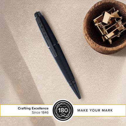 Cross Edge Matte Black Lacquer Gel Rollerball Pen