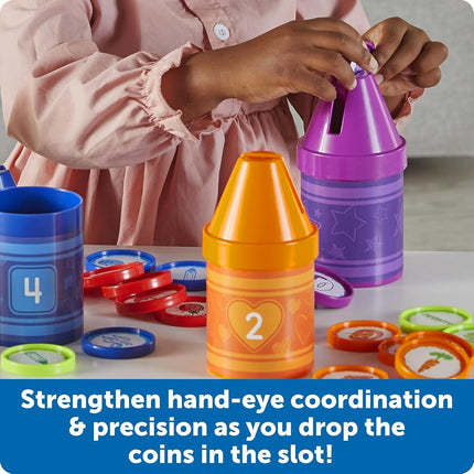 Learning Resources Counting Crayons, Ages 18 Months+, Early Maths Toy